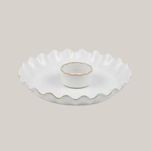 Agua 2pc Scalloped Serving Set