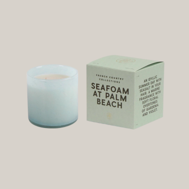 Seafoam at Palm Beach Glass Candle