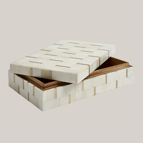 Tarak Bone & Brass Box