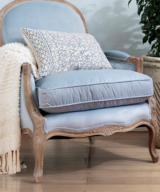 Off White Textured Throw
