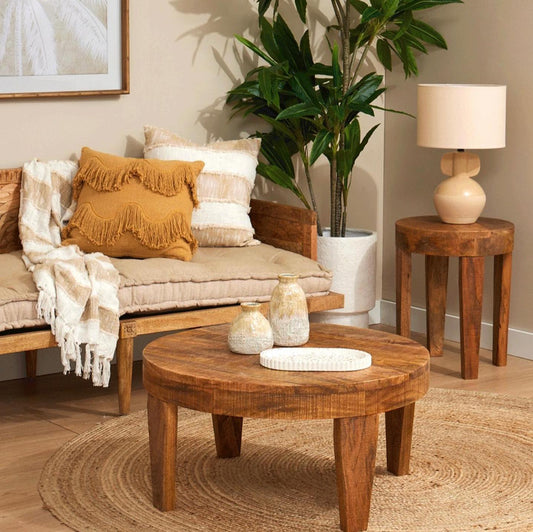 Medora Wood Side Table