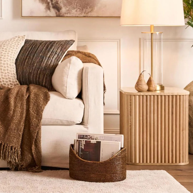 Rattan Magazine Holder