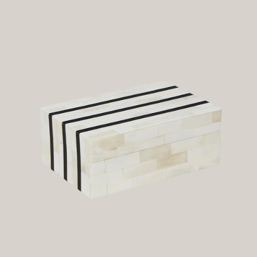 Stria Bone Resin Box
